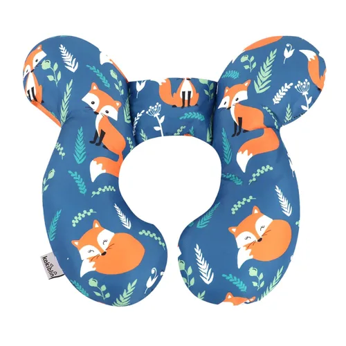 Vista 5 de KAKIBLIN Almohada para el cuello del bebé, almohada de apoyo para bebé, almohada de apoyo para el cuello del bebé para asiento de automóvil, soporte