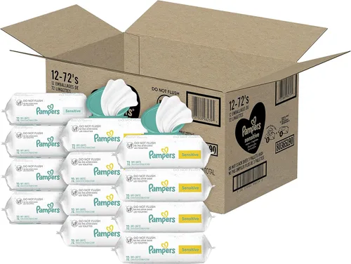 Vista 18 de Toallitas húmedas Pampers Baby Wipes Sensitive, 1 caja de apertura superior, 56 unidades.