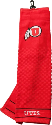 Vista 67 de Team Golf NCAA Texas A&M Aggies Toalla de golf bordada, diseño a cuadros y logotipo bordado