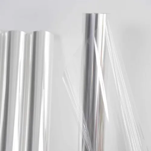 Vista 6 de PerkHomy Rollo de Celofán Transparente Folio 32" x 50' Plegado 3 Mil de Grosor Celofán Para Cestas de Regalo Obsequios Envoltura Manualidades Ramos