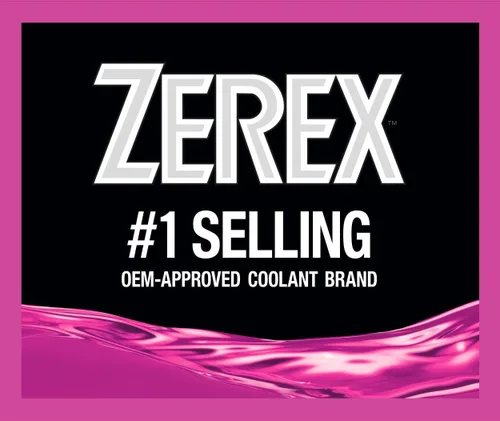 Vista 3 de Zerex - Anticongelante y refrigerante completamente formulado rosa de alta resistencia 50/50 listo para usar 1 galón
