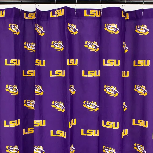 Vista 28 de College Covers Everything Comfy Alabama Tide - Cortina de ducha brillante y colorida, 70 x 72 pulgadas