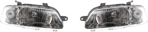 Vista 6 de Para Chevy Aveo faros delanteros 2004 05 2006 lado del conductor Sedán GM2502241 96540253