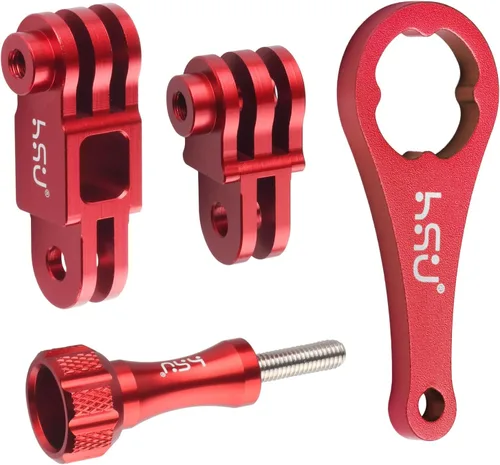 Vista 8 de HSU Brazo de extensión de aluminio para GoPro Hero 13/12, montaje de juntas rectas de brazo de ajuste de metal, montaje de juntas rectas en la misma