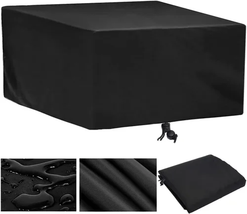 Vista 8 de Cubiertas para muebles de patio, cubierta impermeable para muebles de exterior 102 x 48 x 30 Pulgadas para mesa, silla y sofá al aire libre