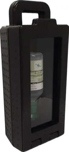 Vista 2 de Plum 46506 estación de lavado de ojos de 16.9 fl, de 10.5" de alto, 3.75" de ancho, 8.75" de largo, de plástico.