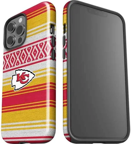 Vista 4 de Skinit Impact - Funda compatible con iPhone 14 Pro Max, diseño oficial de la NFL Kansas City Chiefs Trailblazer