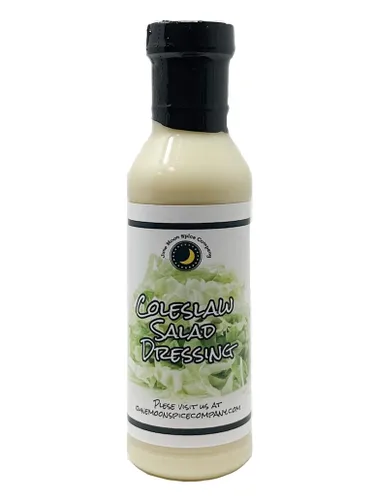Aderezo para ensalada de col | Botella de 12 onzas líquidas con tapa de bloqueo de sabor | Fabricado en lotes pequeños | Premium | Aderezo para