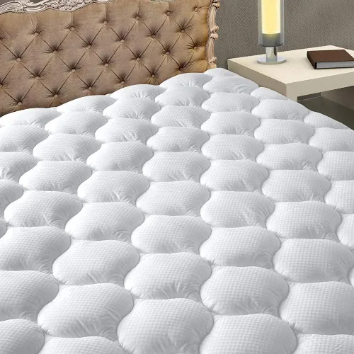 Vista 16 de MATBEBY Cubrecolchón Tamaño King - Cubrecolchón Transpirable y Refrescante, Protector de Colchón Acolchado y Ajustable, Funda de Colchón Tipo Pillow