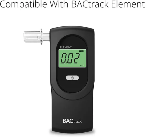 Vista 4 de BACtrack Boquillas profesionales con alcoholímetro (20 unidades) Compatible con probadores de alcohol BACtrack S80, Trace, Scout, Element y S75