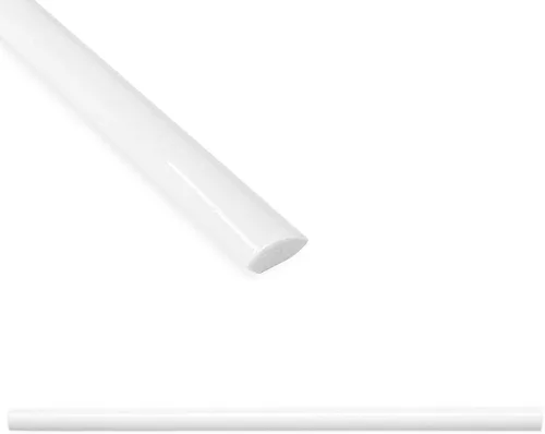 Vista 9 de Questech Borde de azulejos redondos de 1/2 x 12 pulgadas, borde de baldosas esquineras de ducha de 1/2 x 12 pulgadas, tapa decorativa