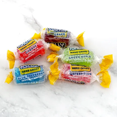 Vista 4 de Jolly Ranchers - Caramelos surtidos con sabor a frutas, bolsa a granel de 1 libra (aproximadamente 75 piezas), dulces duros envueltos