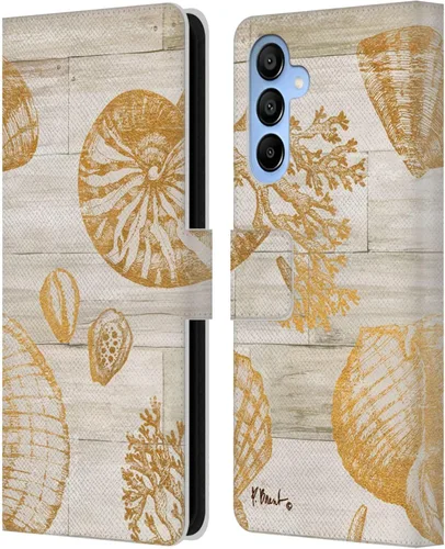 Vista 11 de Head Case Designs Officially Licensed Paul Brent Agate Mermaid Coastal Leather Wallet Case Compatible with Samsung Galaxy A16 5G