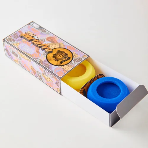 Vista 24 de Almohadillas YAXI para KOSS PORTAPRO 2 pares (Negro+Azul)