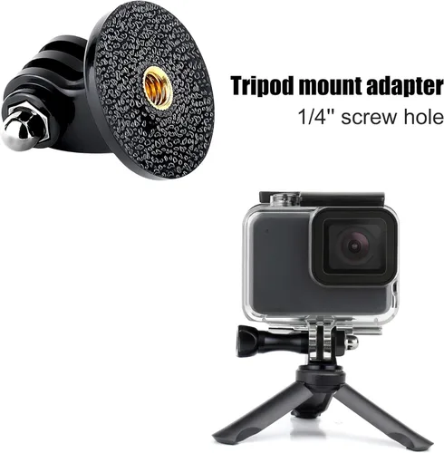 Vista 6 de GEPULY Carcasa de esqueleto para GoPro Hero 7 Plateado/Blanco - USB Pass a través de lado abierto para grabación prolongada/Accesorios de protección