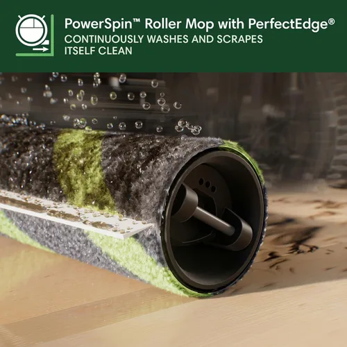 Vista 3 de iRobot Roomba Max 705 Combo robot aspirador y trapeador + base de lavado automático – fregona con rodillo de limpieza extensible, cubierta