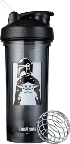 Vista 14 de BlenderBottle - Botella agitadora Pro Series Marvel perfecta para batidos de proteínas y preentrenamiento, 28 onzas, Capitán Marvel