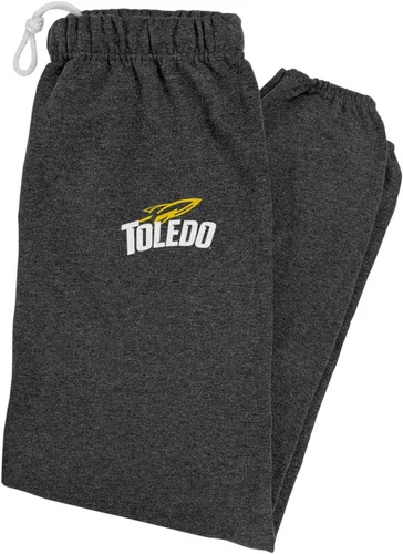 Vista 81 de LOGOVISION Pantalones deportivos para hombre con logotipo primario colegiado colección jaspeado carbón