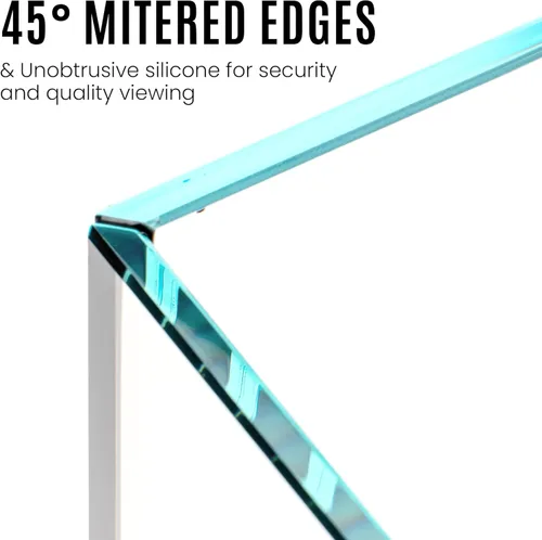 Vista 5 de Ultum Nature Systems - Acuario sin marcos ultratransparente, cristal con poco hierro, bordes con corte a inglete a 45º, grosor de 13/64 a 15/32