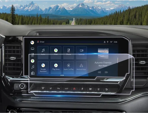 Vista 14 de CDEFG Protector de Pantalla Silverado 2022-2025 2026 para Camioneta Pickup Chevy Silverado 2022-2025 2026 Protector de Pantalla del Cluster