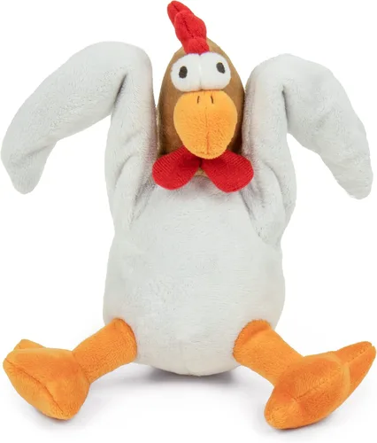 Vista 11 de goDog Action Plush Beaver - Juguete de peluche animado con rata almeja para perros, tecnología Chew Guard - Marrón, talla única