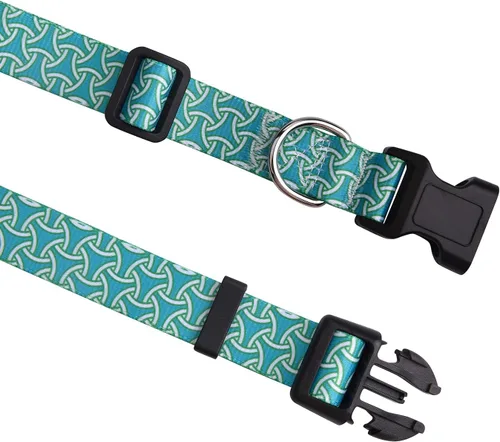 Vista 4 de Collar para Perros para Perros Pequeños y Gatos, Collar Suave y Cómodo para Mascotas para Perros Pequeños, Medianos y Grandes, Patrón Geométrico