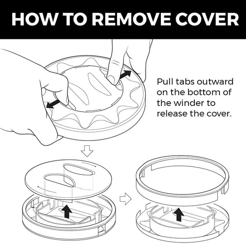 Vista 6 de HumanCentric Organizador de cable para cargador de MacBook, carrete de cable para cargadores de MacBook, estuche de carga para viajes de Mac 85W