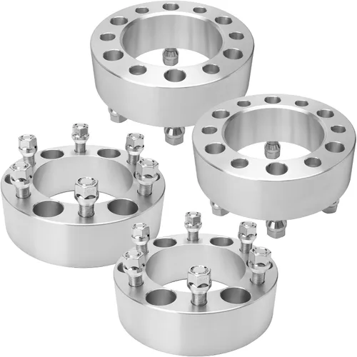 Vista 9 de IRONTEK Espaciadores de rueda de 1 pulgada de 0.236 x 5.500 in (orificio del cubo de 4.252 in, pernos de 14 x 1.5) 6 x 5.5 pulgadas, adaptador