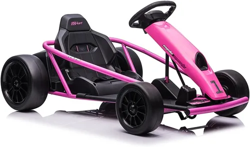 Vista 11 de Go Kart alimentado por batería de 24 V para niños de 8 a 15 años Azul
