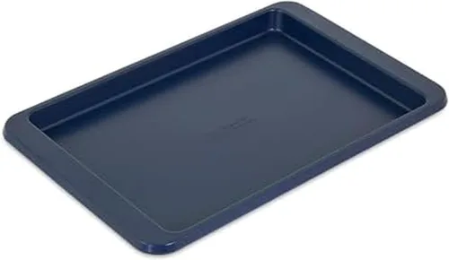 Vista 27 de KitchenAid Bandeja para hornear de acero aluminizado antiadherente de ingeniería suiza, apta para lavavajillas, Agave, 9x13 pulgadas
