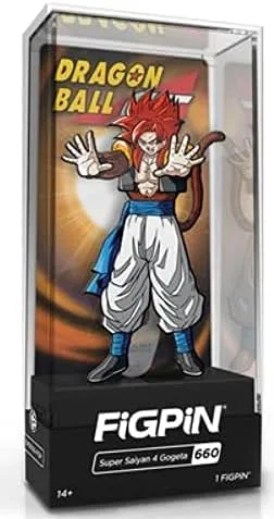 Vista 2 de FiGPiN Dragon Ball GT Super Saiyan 4 Gogeta Classic - Pin esmaltado, Níquel, Sin gemas.