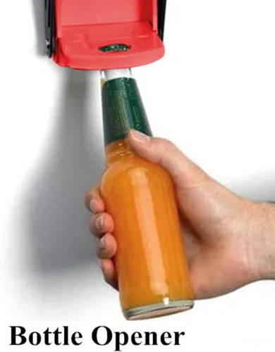 Vista 6 de Trituradora de latas de metal y abridor de botellas de 16 onzas, triturador de pared resistente para seltzer de aluminio, refrescos, latas