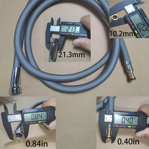 Vista 7 de Kit de servicio de manguera de repuesto para grifos de cocina abatibles Moen 150259