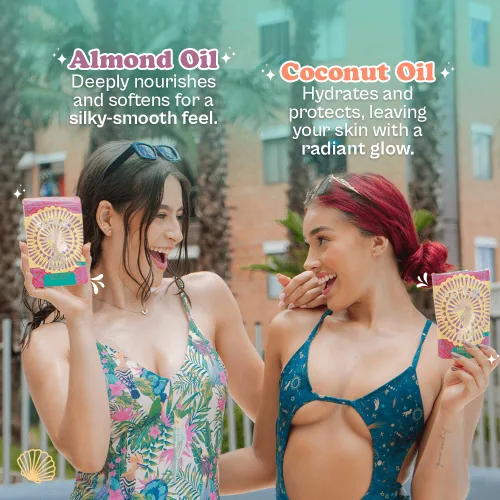 Vista 4 de D'Luchi Exfoliante de café para rostro y cuerpo, exfoliante natural con aceite de almendras, coco y naranja, enriquecido con vitamina E, acné