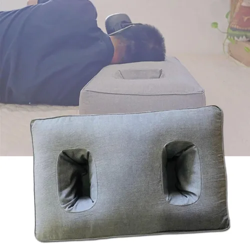 Vista 7 de Double Ear Pillows with Holes for Ear Pain, Piercing Pillow for Side Sleepers, Adjustable Height Filling for Ear Piercing Pain CNH Side Sleeping Ear