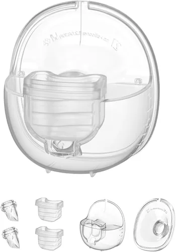 Vista 15 de Piezas de repuesto de extractor de leche portátil compatibles con TSRETE Kmaier S12 S9 extractor de leche portátil, incluye válvula de pico de pato