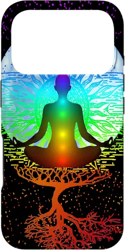 Vista 30 de Chakra Meditation Moon Tree of Life Case for iPhone 17