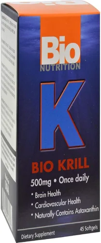 Bio Nutrition Krill Soft Gels, 45 unidades