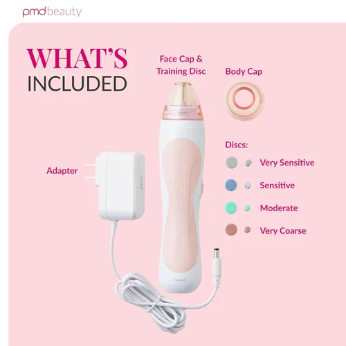 Vista 7 de PMD Beauty Personal Microderm Pro - At-Home Use, Facial Exfoliator Tool, Microdermabrasion Machine Kit for Face and Body Skincare