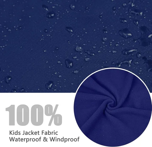 Vista 11 de Chaqueta de esquí impermeable para niñas, chaqueta de snowboard para exteriores, resistente al viento, con forro polar, abrigo de nieve cálido