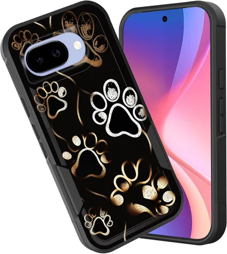 Vista 17 de Funda para Pixel 7a, funda protectora híbrida de doble capa resistente a prueba de golpes de policarbonato duro de silicona suave TPU para Google