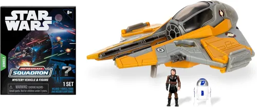 Vista 7 de Star Wars Micro Galaxy Squadron OBI-Wan Kenobi's Jedi Interceptor Paquete Misterio - Vehículos de Clase Ligera de Armadura y de Clase Exploradora