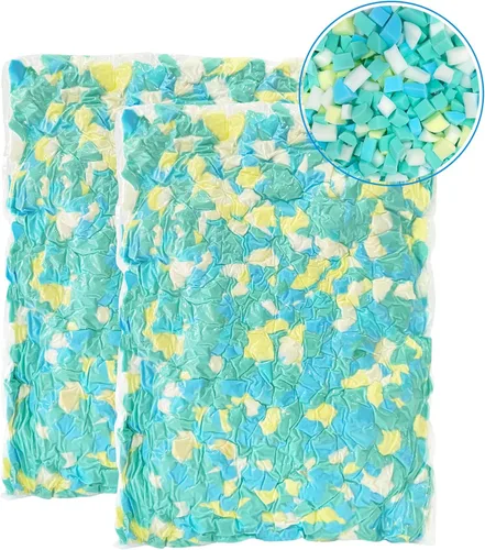 Vista 16 de Welacer Relleno de espuma viscoelástica triturada de 5 libras para relleno de puf, relleno para cojines, artes y manualidades, partículas de gel