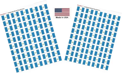Vista 176 de 100 calcomanías de la bandera de Afganistán, dos hojas de 50, 1.5" x 1" hechas en Estados Unidos, calcomanías autoadhesivas para álbum de recortes