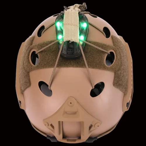 Vista 3 de Phoking Luz táctica para casco, luz de señal de supervivencia, luz de identificación militar, IR y luz LED visible para casco estroboscópico