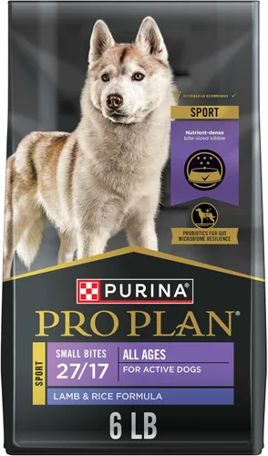 Vista 11 de Purina Pro Plan Alimento para perros con alto contenido de proteínas, bocadillos pequeños, fórmula SPORT 27/17 de cordero y arroz, bolsa de 37.5