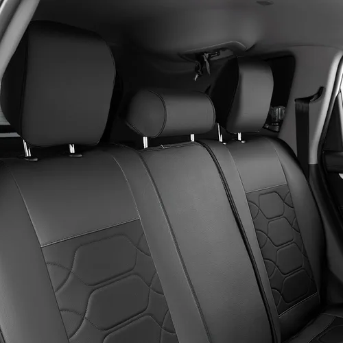Vista 7 de OASIS AUTO Fundas de asiento con ajuste personalizado para Honda CRV 2017-2025, protector de asiento de cuero sintético impermeable y duradero