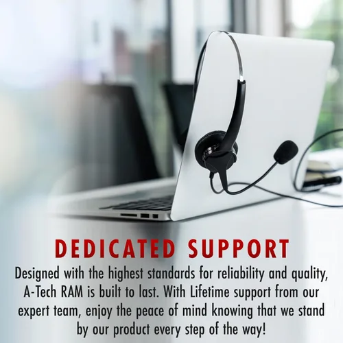 Vista 5 de A-Tech 4GB DDR4 2133MHz PC4-17000 ECC SODIMM 1Rx8 Rango único 1.2V 260-Pin Módulo de actualización de memoria RAM para Microserver, estación