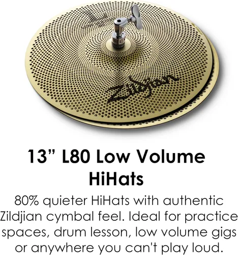 Vista 3 de Avedis Zildjian Company L80 - Paquete de platillos de bajo volumen - LV348