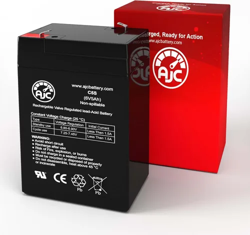 Vista 2 de AJC Batería compatible con ExpertPower EXP650 6V 5Ah Batería de plomo ácido sellada